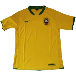 Brazil Retro Home Jersey Mens 2006