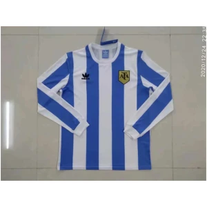 Argentina Home Retro Long Sleeve Jersey Mens 1978