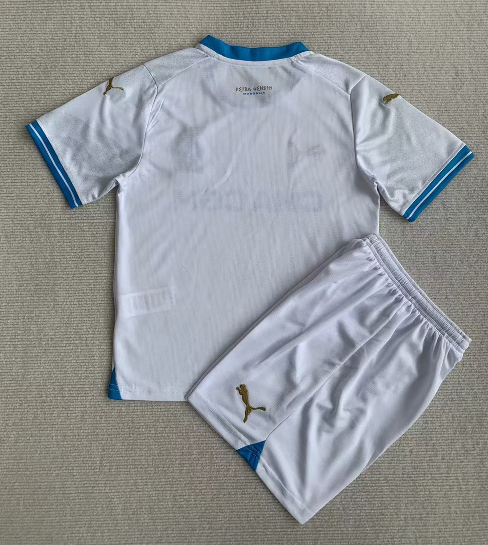 Men's Puma Blue Olympique Marseille 2023/24 Away Replica Jersey Size: Medium