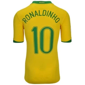 Mens Brazil Retro Home Jersey 2006